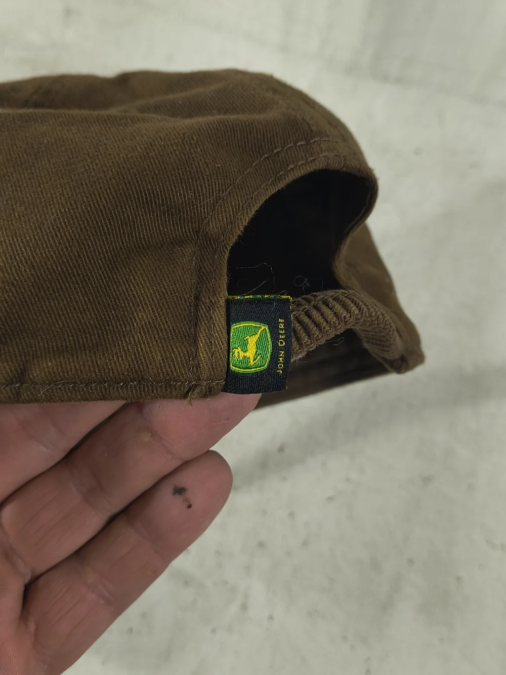 Kids 4T - 5T John Deere Brown Baseball Cap with Embroidered Logo